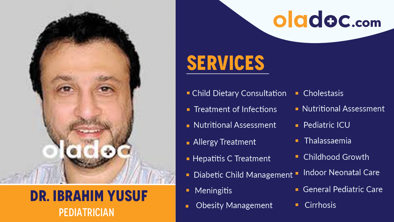 Services provided by Dr. Ibrahim Yusuf